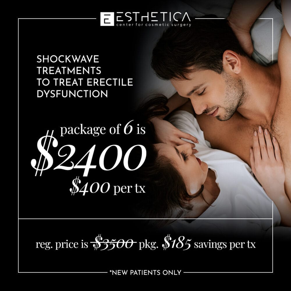 Esthetica_Shockwave Treatments to treat erectile dysfunction